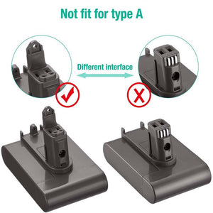 5.0Ah For 22.2V Dyson Battery Replacement | DC31 Li-ion Battery(Type B)