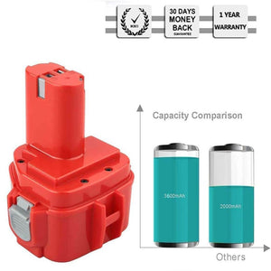 For Makita 12V Battery Replacement | 1220 3.6Ah Ni-MH Battery