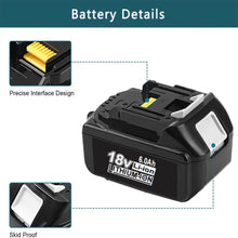 4 Pack For 18V Makita Battery Replacement | BL1830 BL1840 6000mAh Li-ion Battery