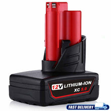 Milwaukee M12 | M12 12V Battery | Milwaukee M12 12V Battery Replacement | 5.0Ah Li-ion Battery | right