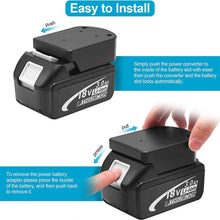 Power Wheel Adapter Secure Battery Adapter for Makita 18V Lithium Battery for DIY Ride On Truck, Robotics, RC Toys and Work Lights