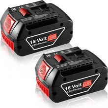 2 Pack For 18V BOSCH Battery Replacement | BAT610G 6500mAh Li-ion Battery