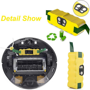 For iRobot Roomba 14.4V Vacuum Battery | 4500mAh NI-MH | 2 Pack