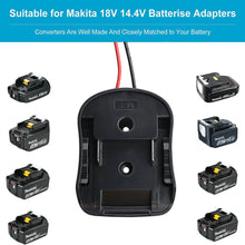 Power Wheel Adapter Secure Battery Adapter for Makita 18V Lithium Battery for DIY Ride On Truck, Robotics, RC Toys and Work Lights