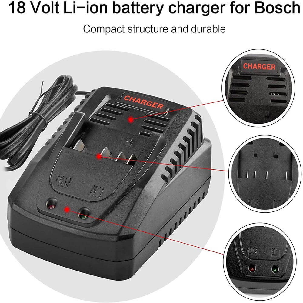 2 Pack For 18V 5.0Ah Bosch BAT610G Battery Replacement & For Bosch 14. –  Battery Factory Outlet