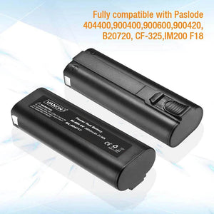2 Pack For 6V OEM Paslode Battery Replacement | 404717 3500mAh Ni-MH Battery