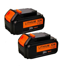 For Dewalt 20V Battery Replacement | DCB205 5.0Ah Lithium Ion Battery 2 Pack