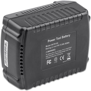 For 18V BOSCH | BOSCH Battery Replacement | BAT610G 5000mAh Li-ion Battery | bottom