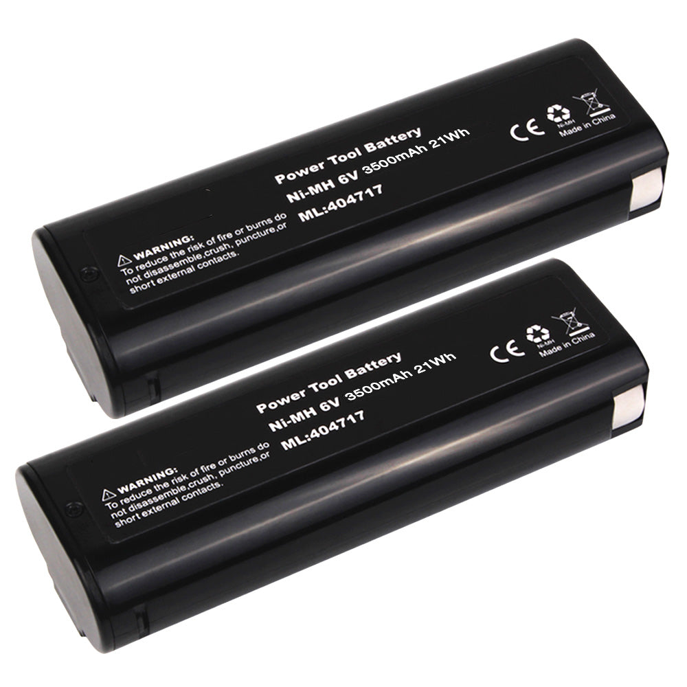 6V OEM Paslode | Paslode Battery Replacement | 404717 3500mAh Ni-MH Battery | back