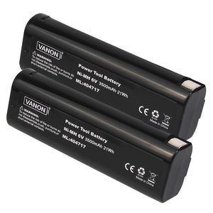 6V OEM Paslode | Paslode Battery Replacement | 404717 3500mAh Ni-MH Battery | side