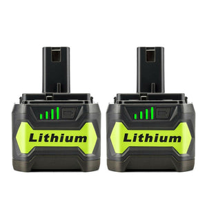 2 Pack For 18V Ryobi Battery Replacement | P108 P104 4000mAh Li-ion Battery