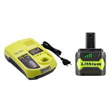 For Ryobi 18V P104 4.0Ah  ONE PLUS Battery &For Ryobi One Plus Battery Charger